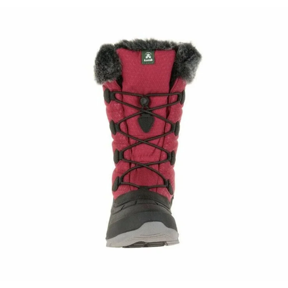 Kamik Women's Momentum2 Snow Boot Violet Fur Lined Waterproof Boots Sz 6